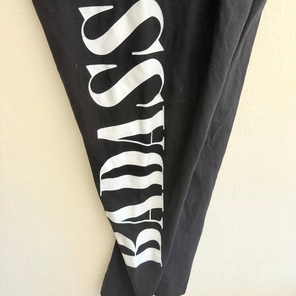 Torrid Women's Black & White BADASS Leggings Plus Size 2 - Picture 5 of 5